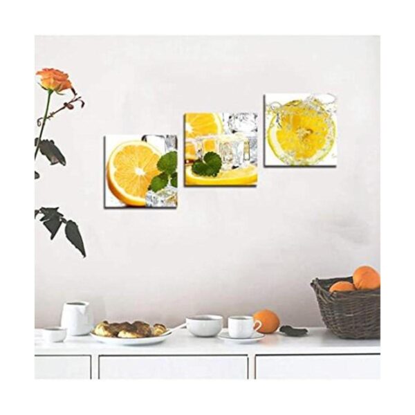 Póster de 3 piezas de cubitos de hielo arte de pared_1
