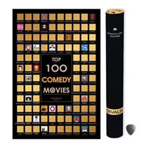 Póster de 100 películas de comedia para rascar Póster_1