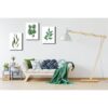 Pyradecor hojas verdes lienzo impreso arte de pared_3