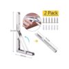 Pynsseu Soportes plegables para estante de 16 pulgadas
