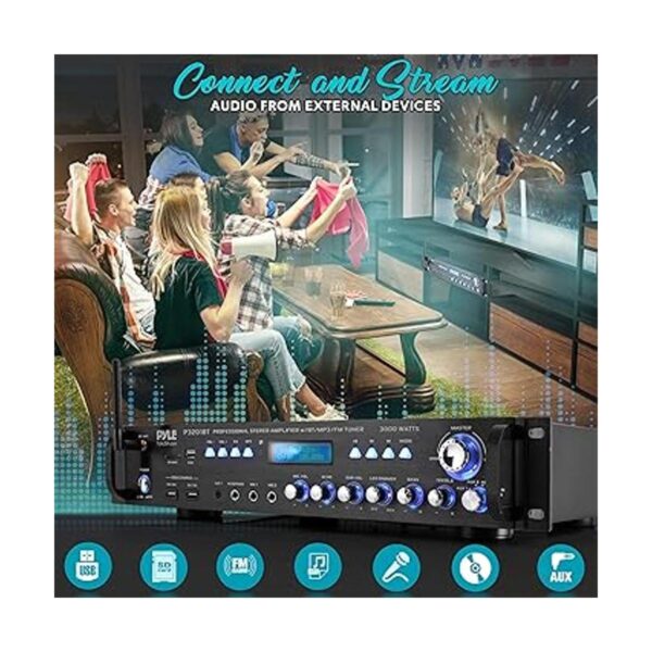 Pyle Receptor de preamplificador Bluetooth multicanal_3
