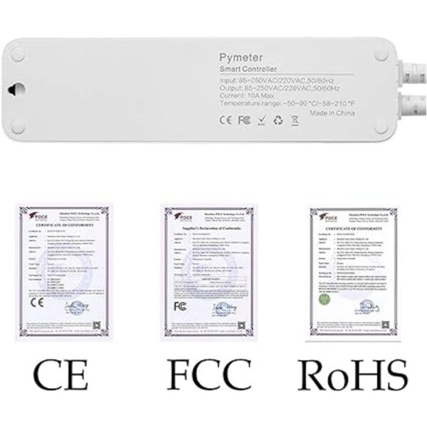 Pymeter Humidistat Temperatura Humedad Controlador Reptil