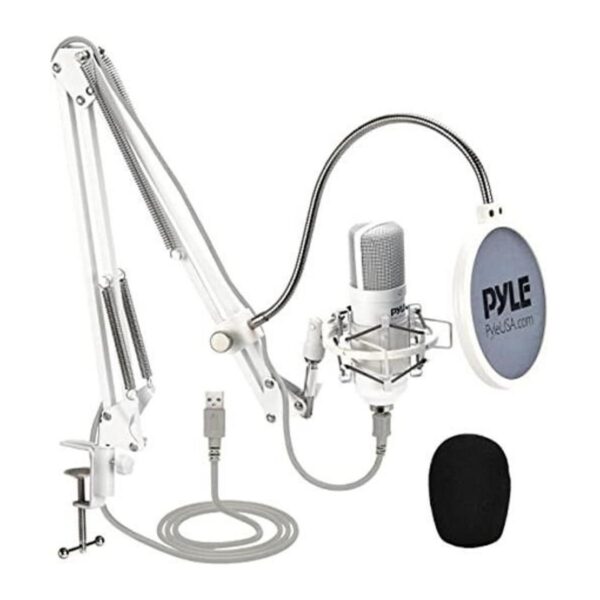 Pyle Kit de transmisión de micrófono condensador USB_1