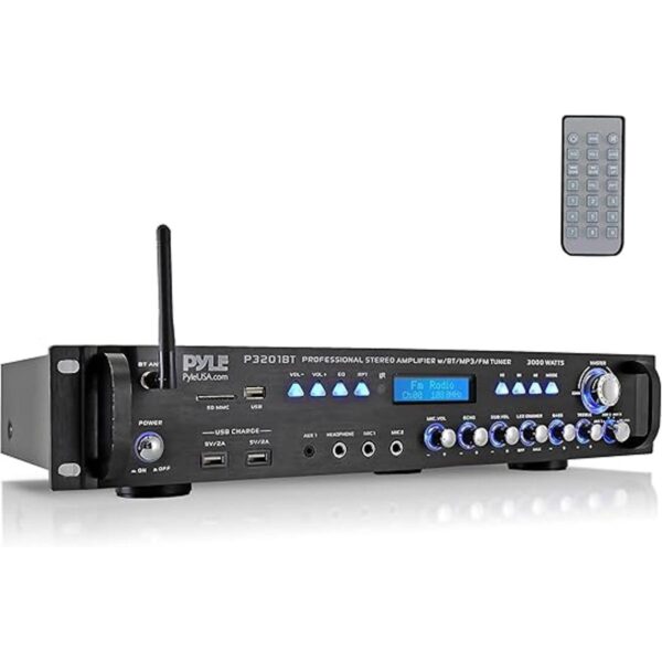 Pyle Receptor de preamplificador Bluetooth multicanal_1