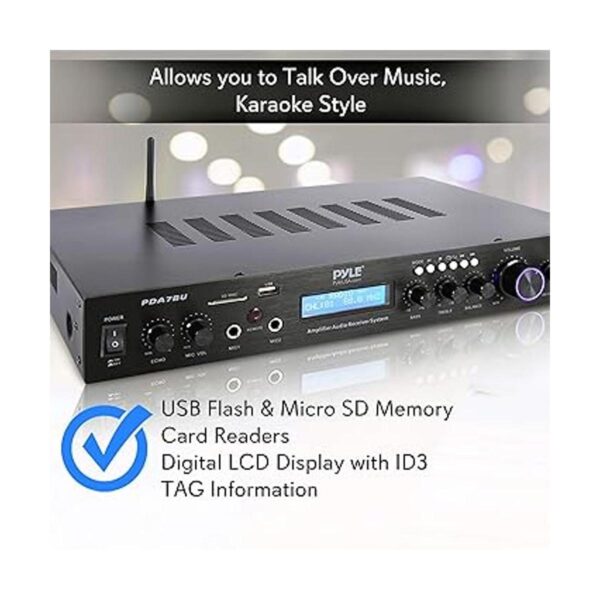 Pyle Receptor Bluetooth de 5 canales amplificador de_5