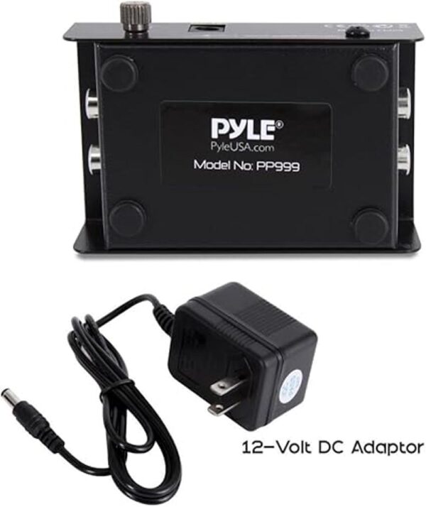 Pyle Phono Turntable Preamp Mini preamplificador de_5