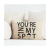 Pycat Youre in My SPOT Funda de almohada lumbar de 12 x