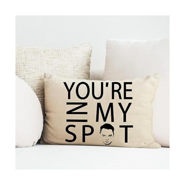 Pycat Youre in My SPOT Funda de almohada lumbar de 12 x