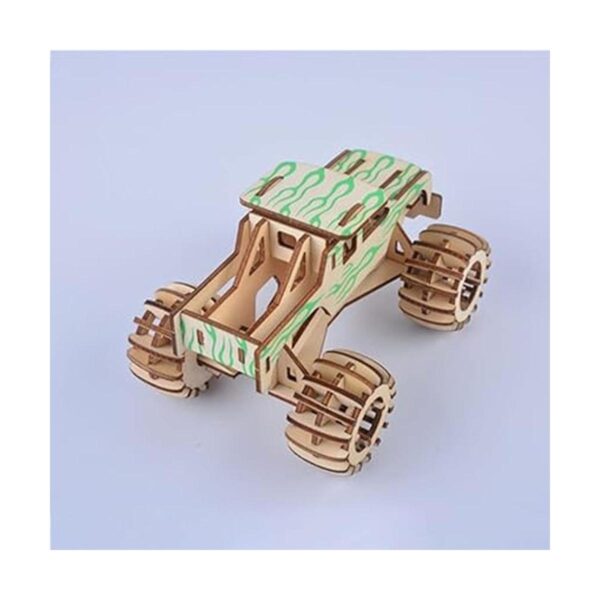 Puzzle de madera 3D Hot Rod modelo de coche de madera para