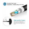 PwrON Cable de 6.6 pies 7.5 V 2 A AC DC adaptador_5