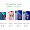 Pvflefkr Cool Cat Funda para iPhone 13 bonita funda de_3