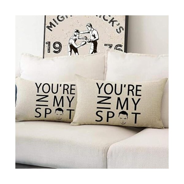 Pycat Youre in My SPOT Funda de almohada lumbar de 12 x