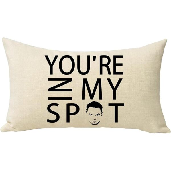 Pycat Youre in My SPOT Funda de almohada lumbar de 12 x