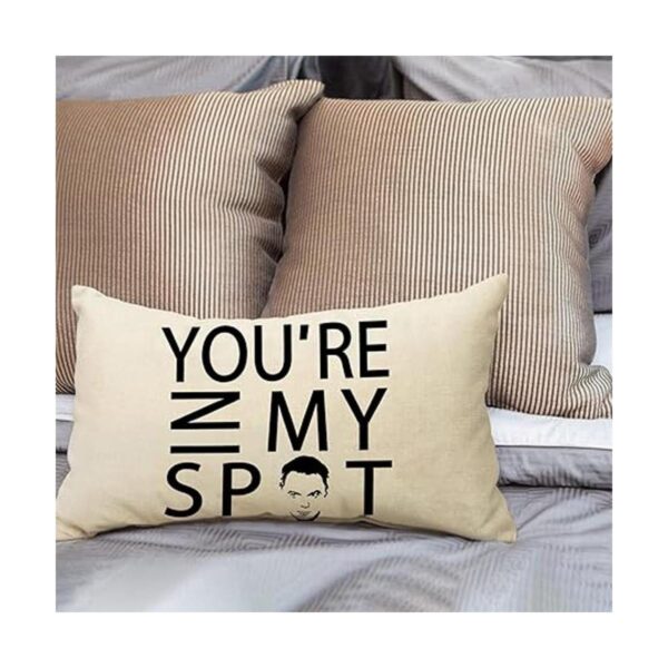 Pycat Youre in My SPOT Funda de almohada lumbar de 12 x