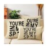 Pycat Youre in My SPOT Funda de almohada lumbar de 12 x