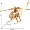Puzzle 3D de madera de helicóptero modelo creativo_5