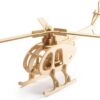 Puzzle 3D de madera de helicóptero modelo creativo_2