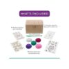 Purple Ladybug Decora tu joyero para niñas kit de_4
