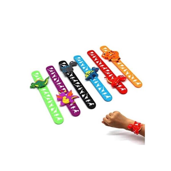 Pulseras de dinosaurio para recuerdos de fiesta de niños_1