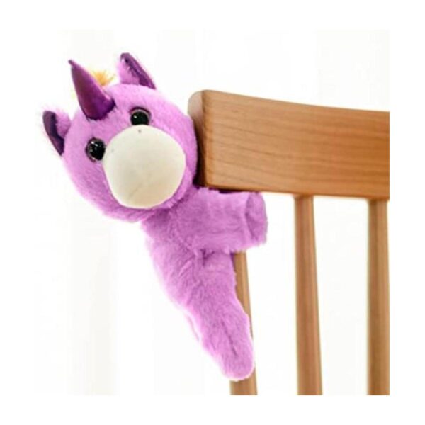 Pulseras de unicornio de peluche para niños y