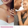 Pulseras de sublimación de 6 piezas collar en blanco