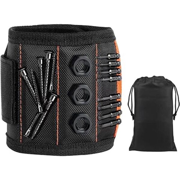Pulsera magnética con 15 imanes fuertes para sostener_6