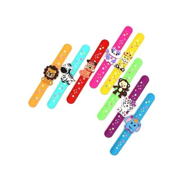 Pulseras con forma de bofetada de animales recuerdos de