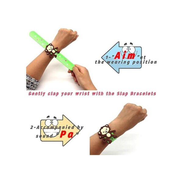 Pulseras con forma de bofetada de animales recuerdos de