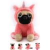 Pug de peluche perro pug con lindo disfraz divertidos_1