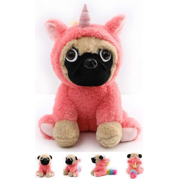 Pug de peluche perro pug con lindo disfraz divertidos_1
