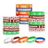 Pulsera de fútbol de silicona accesorios de fiesta con_1