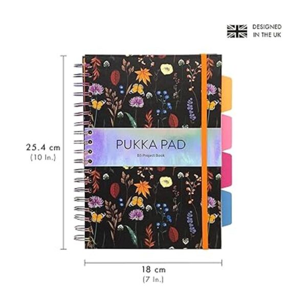 Pukka Pad Cuaderno en espiral de 5 materias paquete de 3_2
