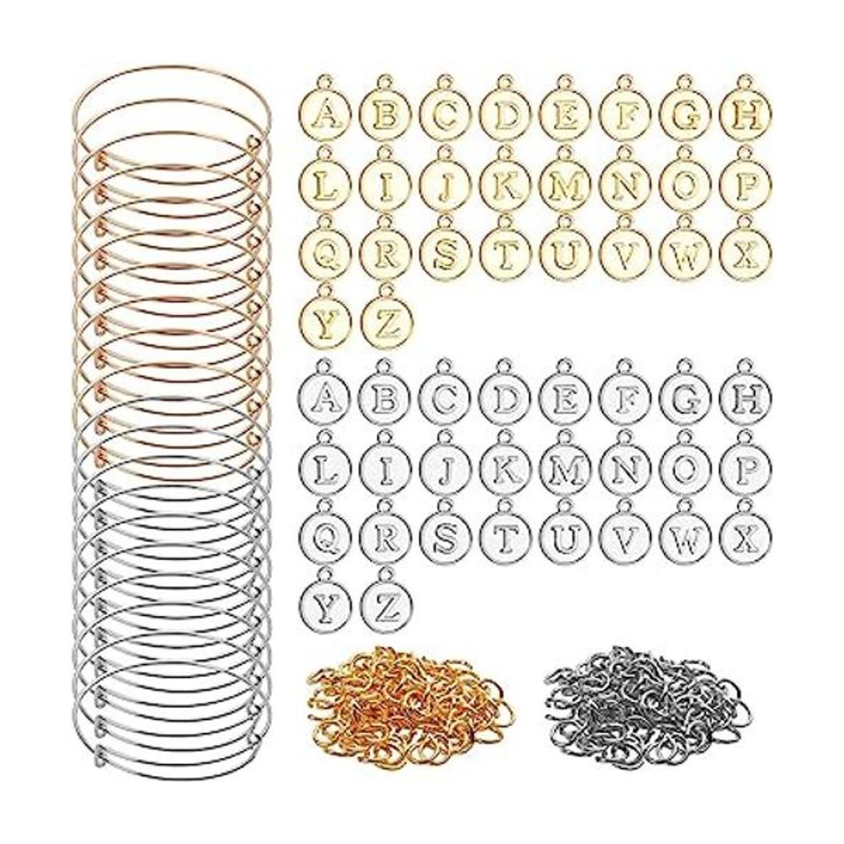 Pulsera a granel 20 pulseras expandibles y 52 abalorios