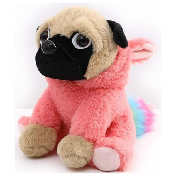 Pug de peluche perro pug con lindo disfraz divertidos_3