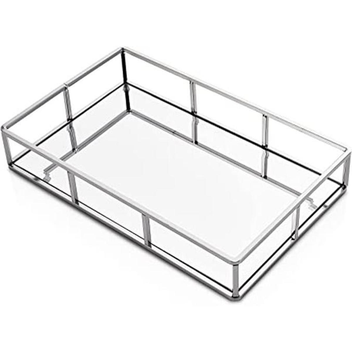 PuTwo Bandeja de metal para decoración de joyas de