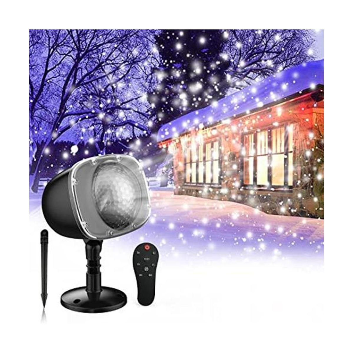 Proyector de luz de nieve de Navidad luces de proyector