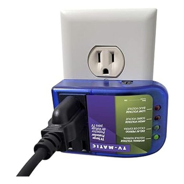 Protector electrónico contra sobretensiones para TV DVD y_4