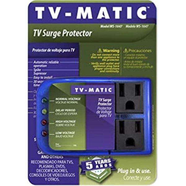 Protector electrónico contra sobretensiones para TV DVD y_1