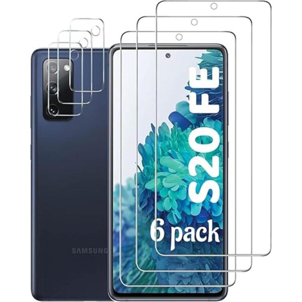 Protector de pantalla y de cámara de vidrio templado para_1