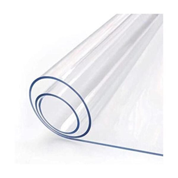 Protector de mesa de comedor de plástico transparente para_1