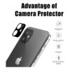 Protector de cámara para iPhone 12 mini 54 pulgadas de_5