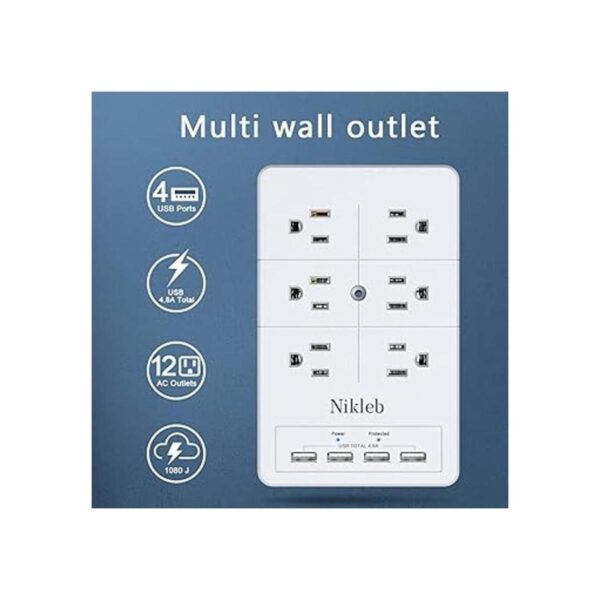Protector contra sobretensiones de enchufe múltiple_2