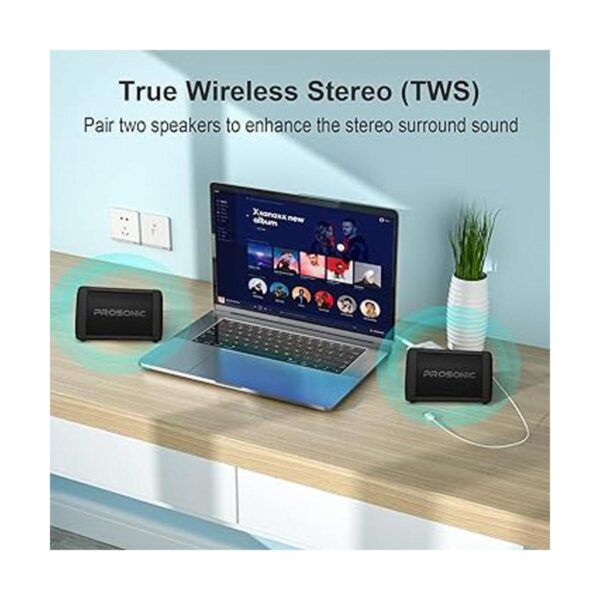 Prosonic BT3 Altavoz Bluetooth inalámbrico portátil con_4
