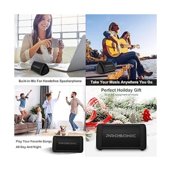 Prosonic BT3 Altavoz Bluetooth inalámbrico portátil con_6