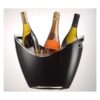 Prodyne Vino Gondola Cubo de vino negro 10 14 pulgadas_4