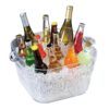 Prodyne Tina de bebidas para fiesta cuadrada grande_2