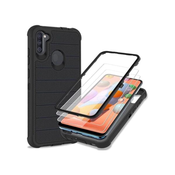 Probeetle Funda para teléfono Galaxy A11 con protector de_1