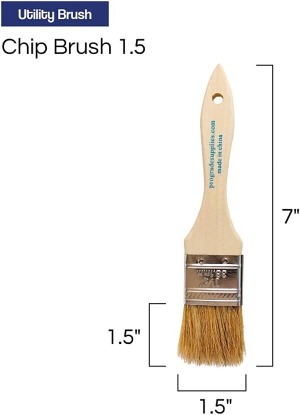Pro Grade Pinceles de pintura con chip 36 Ea 1.5 pulgadas_2