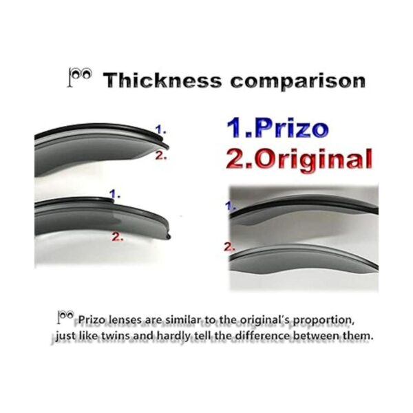 Prizo ORL Lentes polarizados de repuesto para lentes de