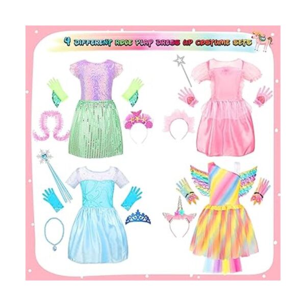 Princess Dress Up Clothes for Little Girls Princess Dress_2